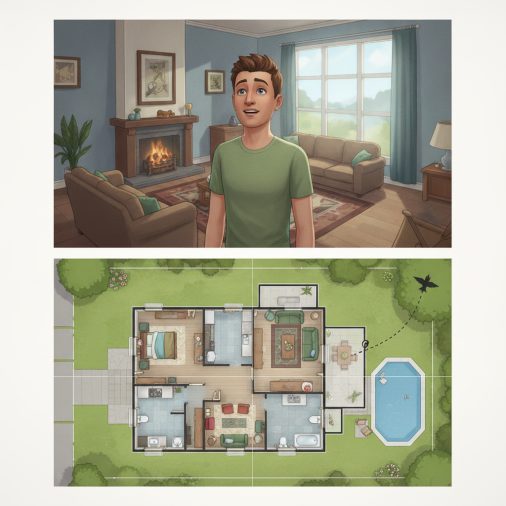 What Bird's Eye View Actually Means in Sims