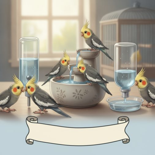 Types of Automatic Water Dispensers and Cockatiel Compatibility