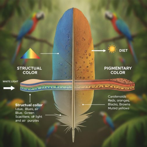 What Colour Actually Is on a Bird's Feather