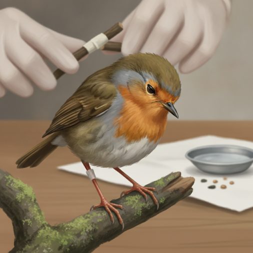 How to Tell If a Small Bird Actually Has a Broken Leg